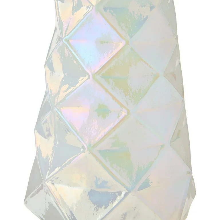 Glass Christmas Tree Decoration, White, 15", by Holiday Time | Walmart (US)