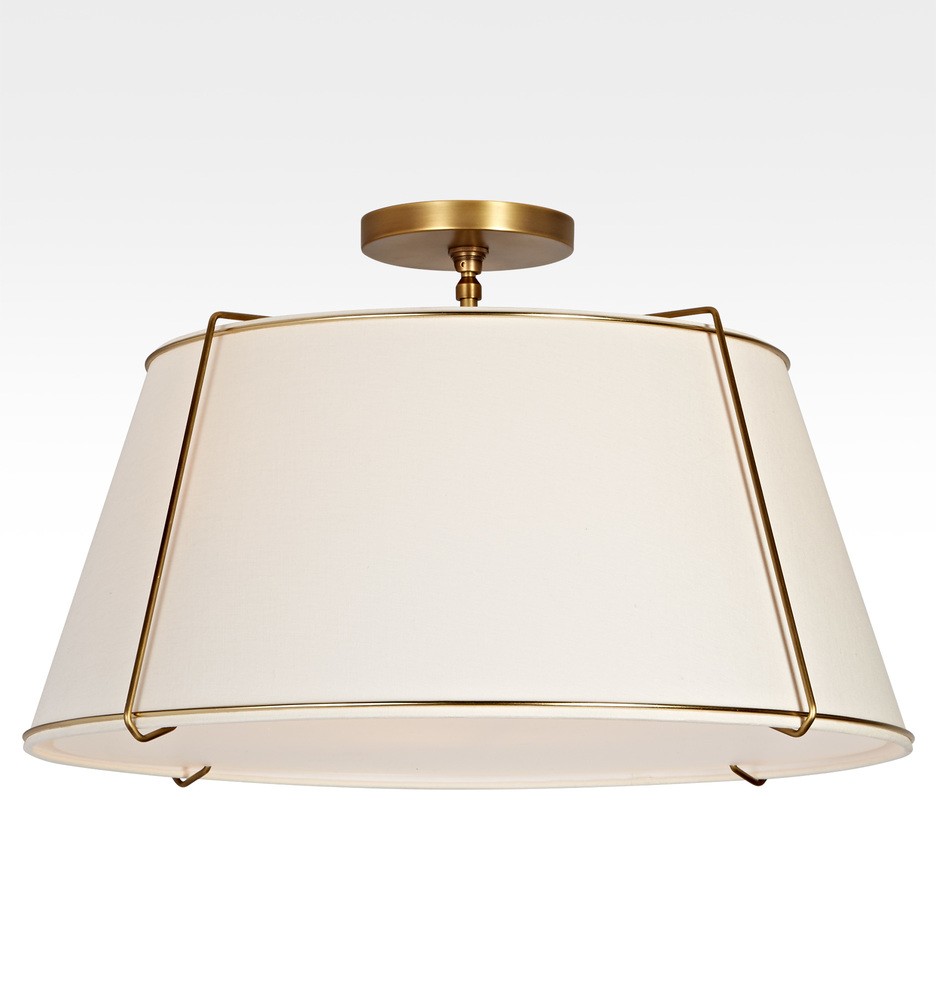 Conical Drum Semi-Flush Fixture | Rejuvenation