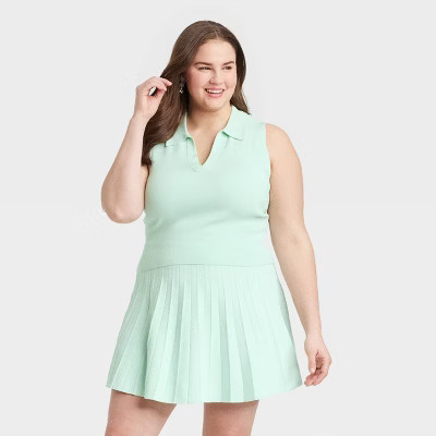 Women's Polo Collar Pullover Sweater Tank - A New Day™ | Target
