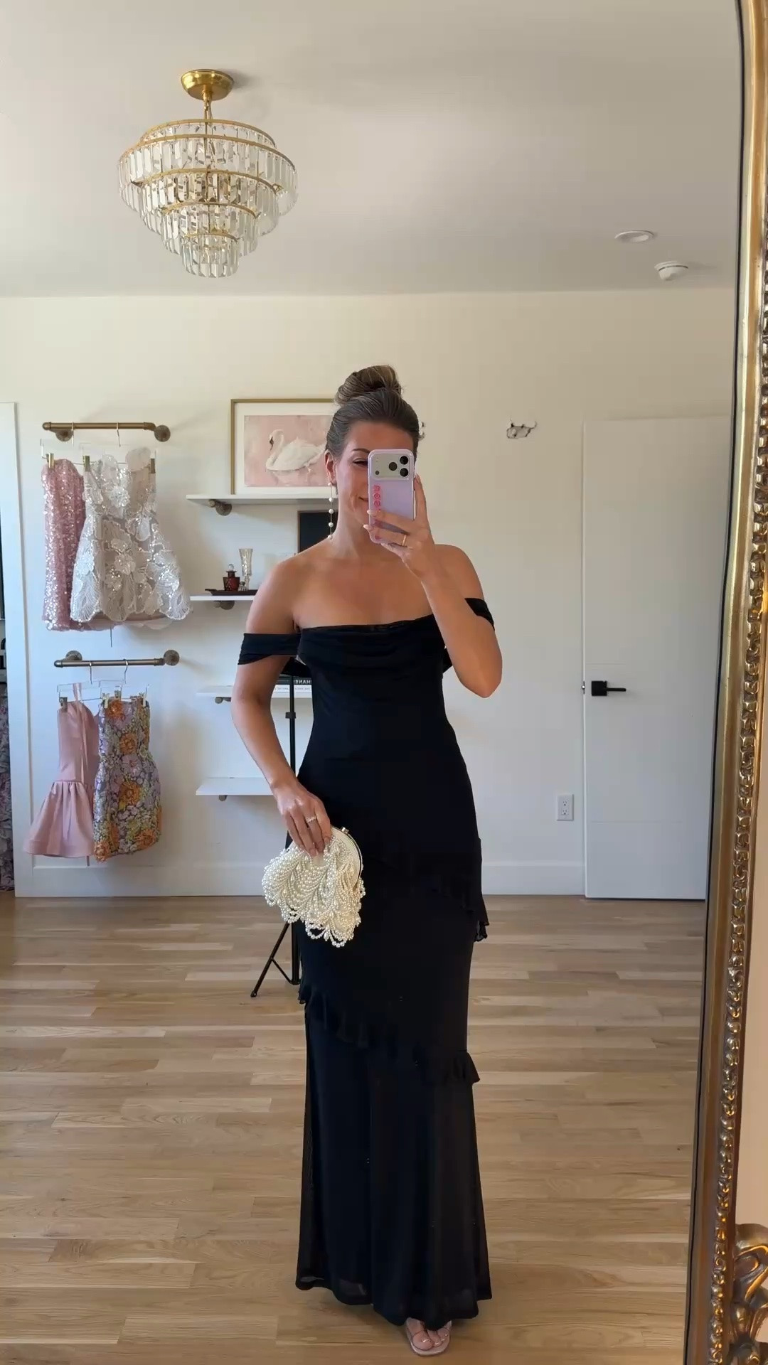 black off-the-shoulder maxi with a fitted silhouette and tiered ruffle skirt amazon summer to fall formal event and wedding guest dress 💍

I’m 5’4” and wearing my usual small/2 

amazon fashion, amazon dresses, amazon finds, amazon outfit ideas, amazon summer outfits, affordable fashion finds, summer wedding guest dresses, wedding guest dresses, cocktail dresses, semi-formal dresses, black tie wedding guest dresses, destination wedding guest dresses, garden party dresses, wedding guest outfit ideas

#LTKWedding #LTKU #LTKgrwm
