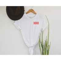 xoxo Shirt | Valentine Cute Unisex Gift For Her | Etsy (US)