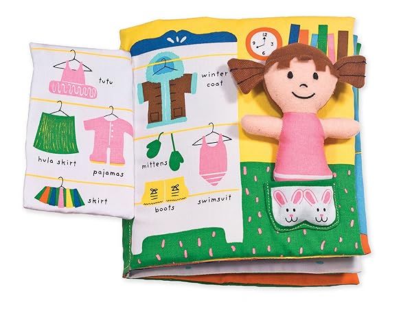 Melissa & Doug Soft Activity Baby Book - What Should I Wear? | Amazon (US)