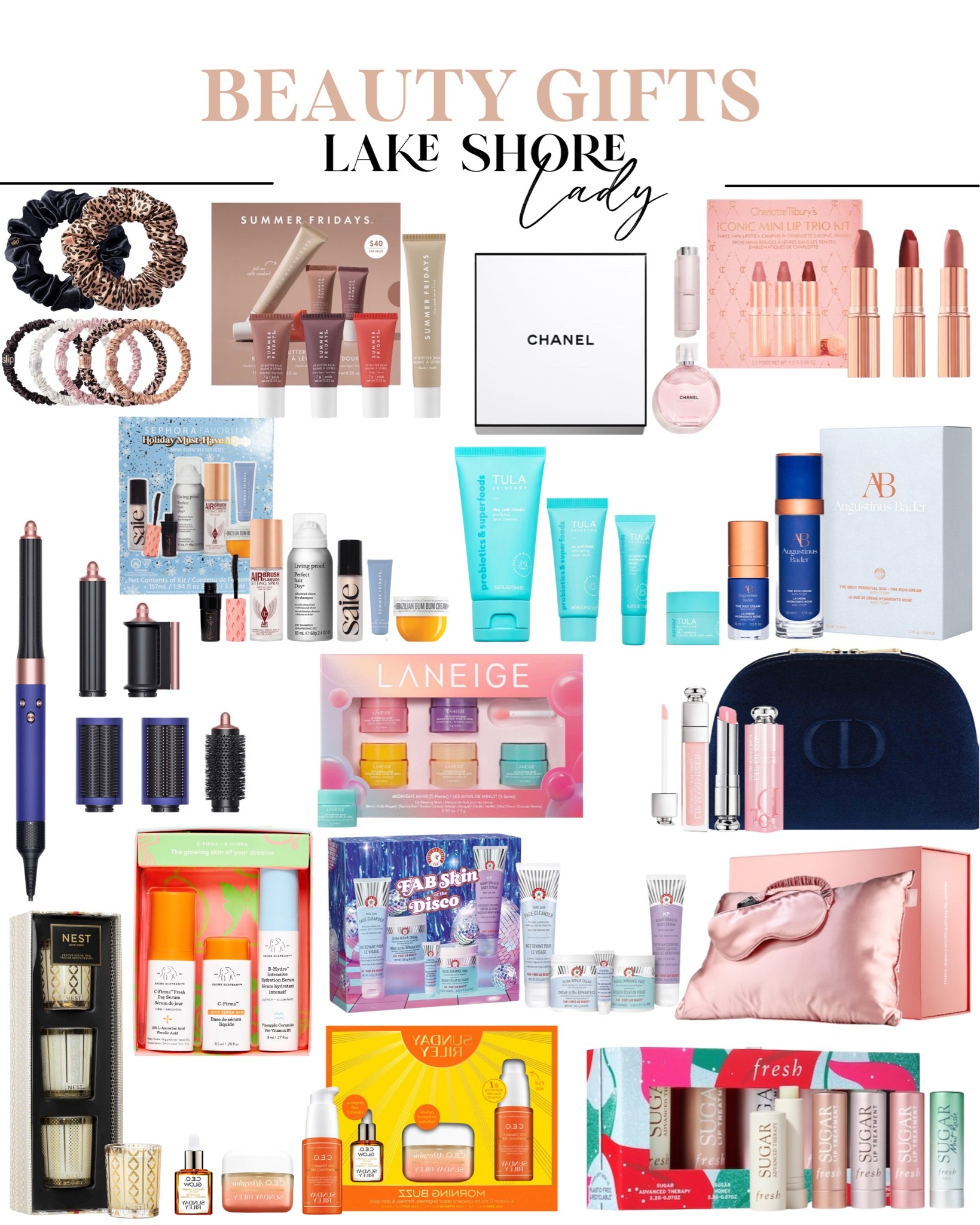 Tula - chanel perfume - silk pillow case - dyson air wrap - air wrap - skin care - drunken elephant - beauty finds - gifts for her 

#LTKbeauty #LTKHoliday #LTKSeasonal