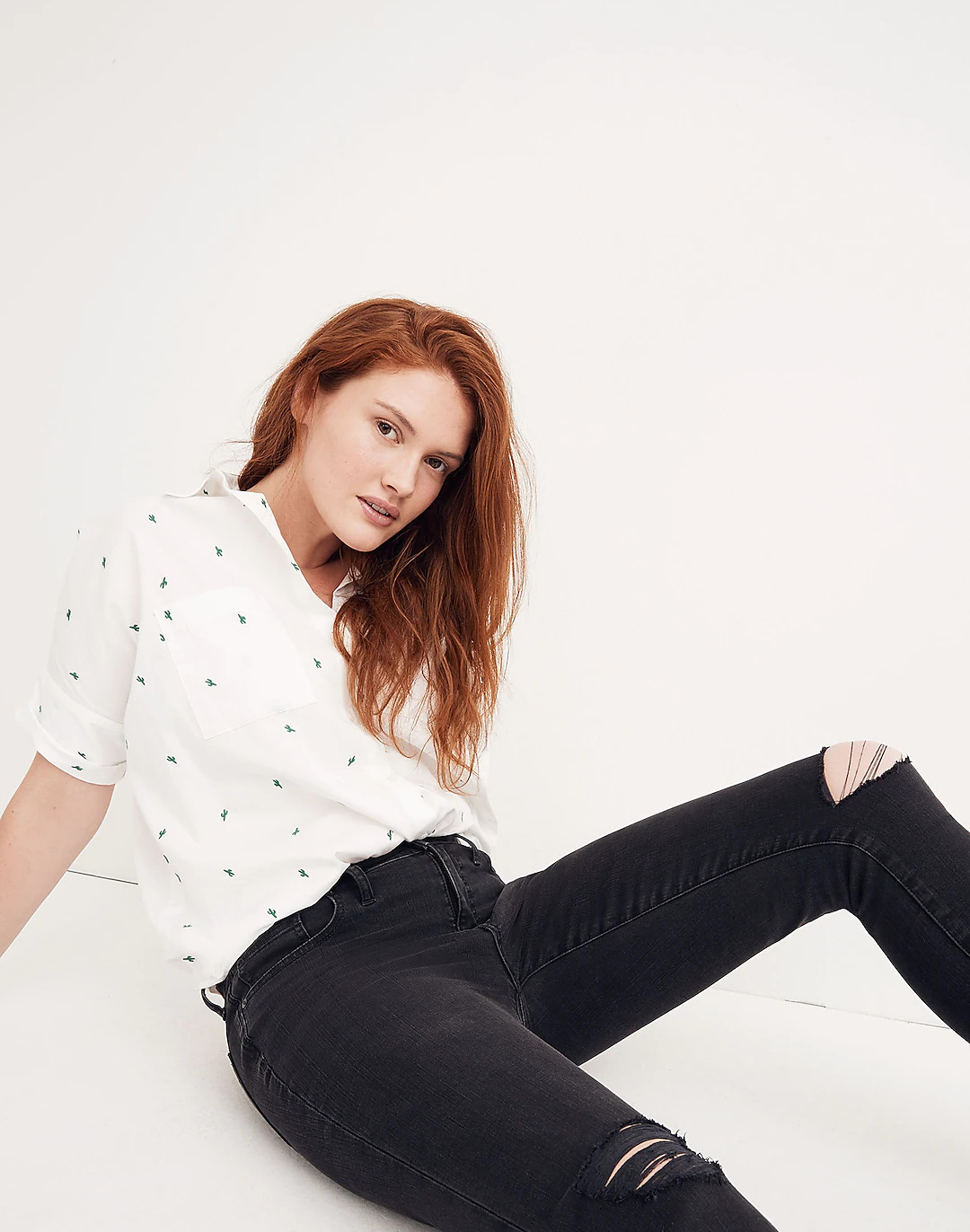 Tall 9" Mid-Rise Skinny Jeans in Black Sea | Madewell