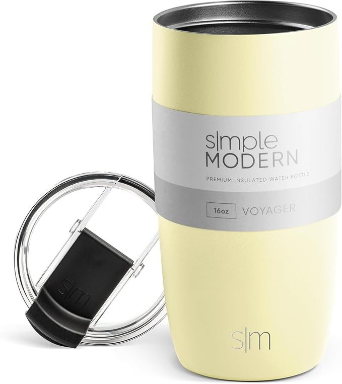 Simple Modern Travel Coffee Mug Tumbler with Flip Lid | Reusable Insulated Stainless Steel Cold B... | Amazon (US)