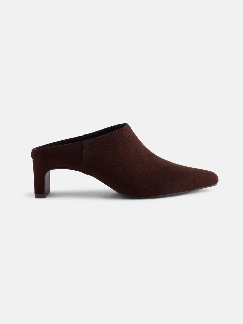 Scenario Women's Slip On Heeled Mules | Walmart (US)