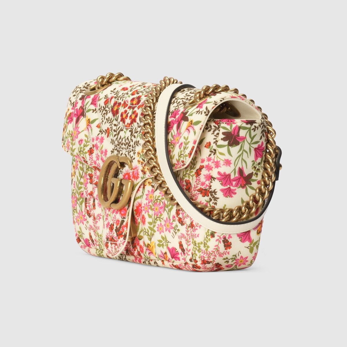 GG Marmont small floral shoulder bag | Gucci (US)