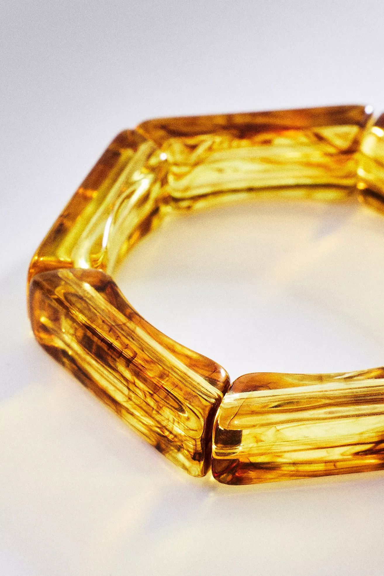 Clear Resin Stretch Bracelet | Anthropologie (US)