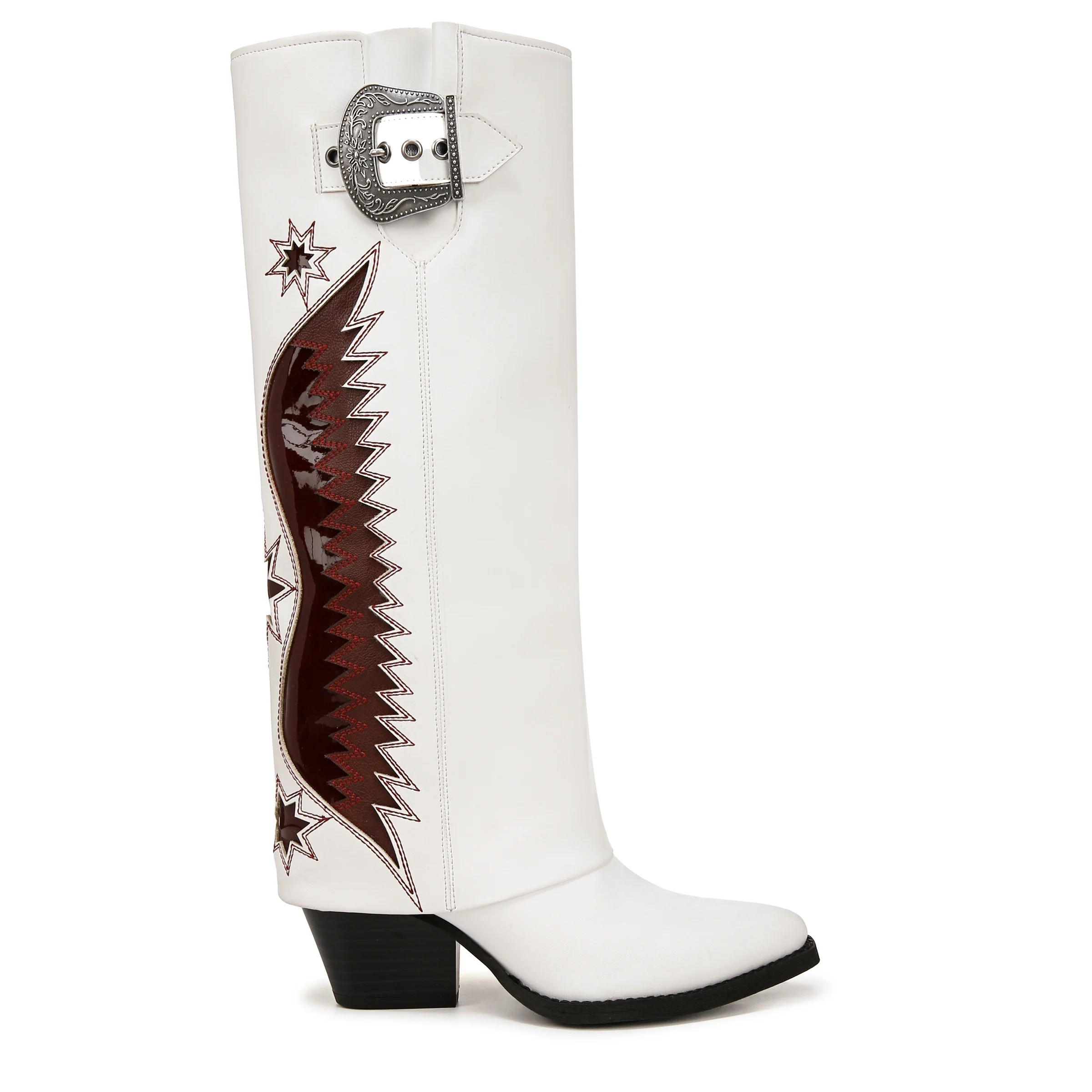 Zodiac Womens Rowena-Wings Zip Tall Western Boots | Walmart (US)