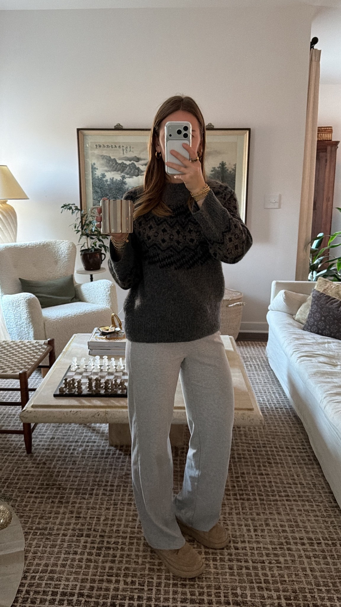 1/4/26 Comfy, cozy winter morning loungewear 🤍 Wearing my Aritzia sweater paired with my favorite Aritzia gray lounge pants — soft, relaxed, and perfect for slow mornings at home.

#LTKootd #LTKmorningroutine