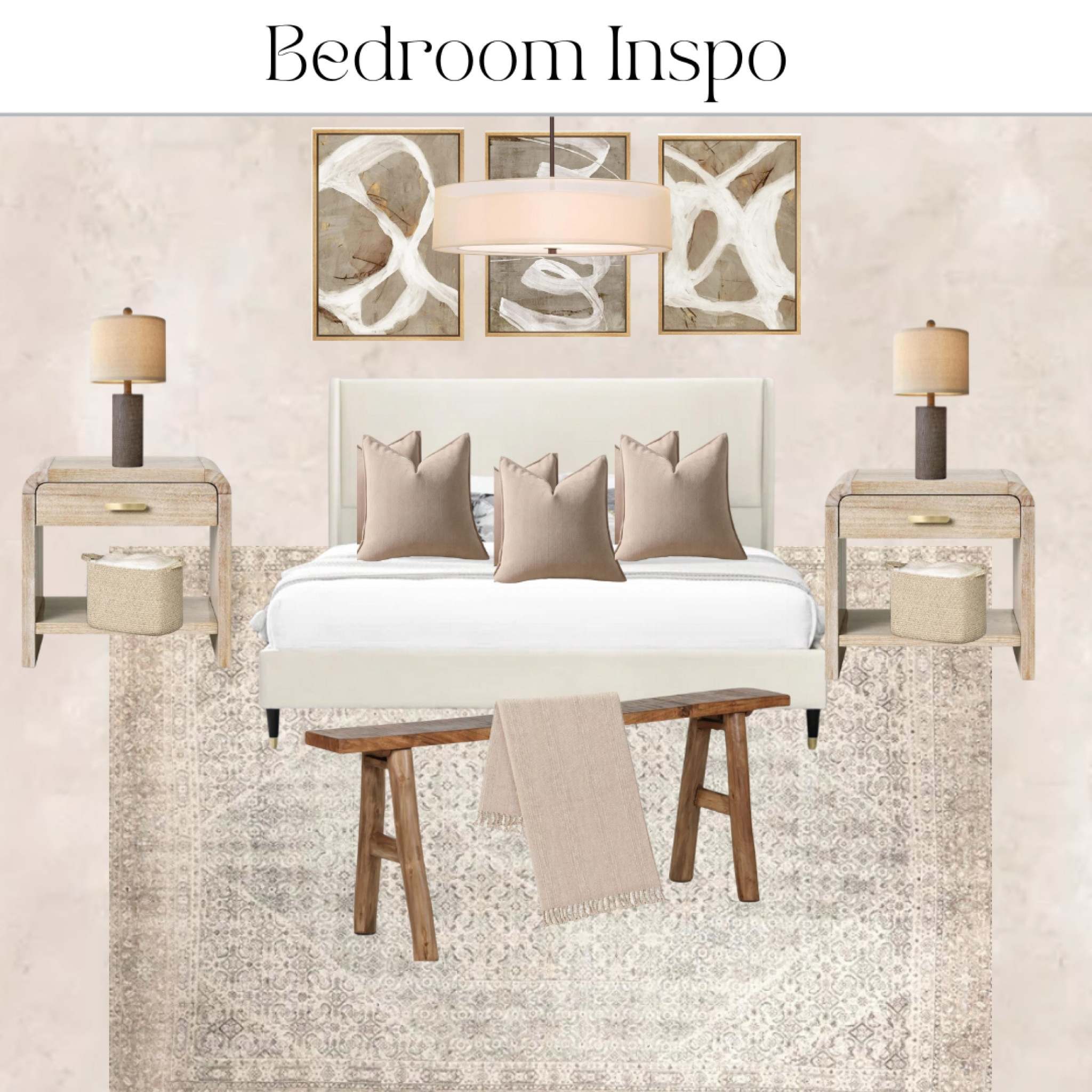 Beige bedroom with different brown tones🤍

#amazon #bedroom #wayfair #neautraltones #cozybedroom #homedecor #descorinspo #homeinspo #looksforless 