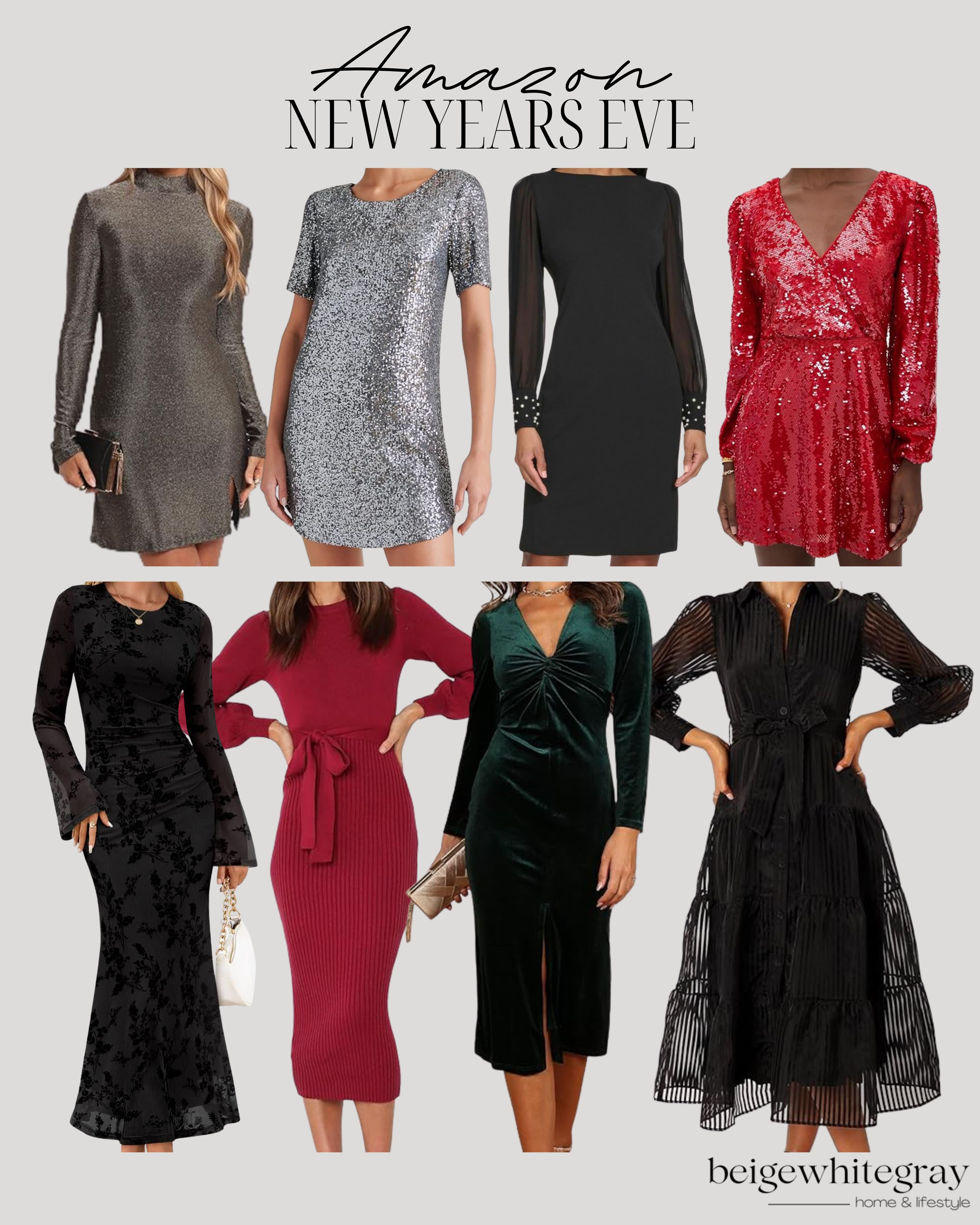 New Years Eve Dresses and Outfits from Amazon!
Amazon Fashion / Amazon Holiday / Sequin Mini Dresses / Velvet Jumpsuits / Satin Slip Dresses / Metallic Midi Skirts / Faux Fur Coats / Rhinestone Tops / Sparkly Blazers / Shimmery Wide-Leg Pants / Knit Sweater Dresses / Festive Plaid Outfits / Luxe Loungewear Sets / Statement Earrings / Glitter Heels / Strappy Metallic Sandals / Crystal Hair Accessories / Chic Clutch Bags / Faux Leather Pants / Turtleneck Tops / Red & Green Holiday Dresses / Black-Tie Gowns / Bold Bodysuits / Winter Tights & Hosiery / Layered Gold Jewelry / Rhinestone Chokers / Coordinated Matching Sets 

 

#LTKHoliday #LTKSeasonal