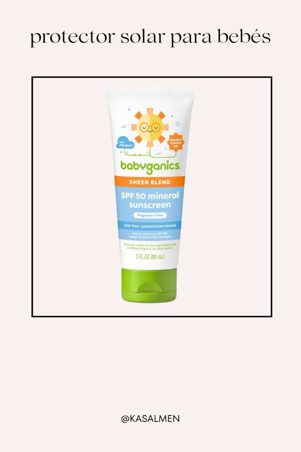 This is the sunscreen I usr worth my kids☀️

#LTKBaby #LTKFamily #LTKKids
