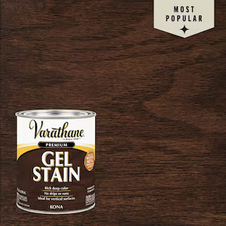 1 Quart Kona Semi-Transparent Interior Wood Gel Stain | The Home Depot