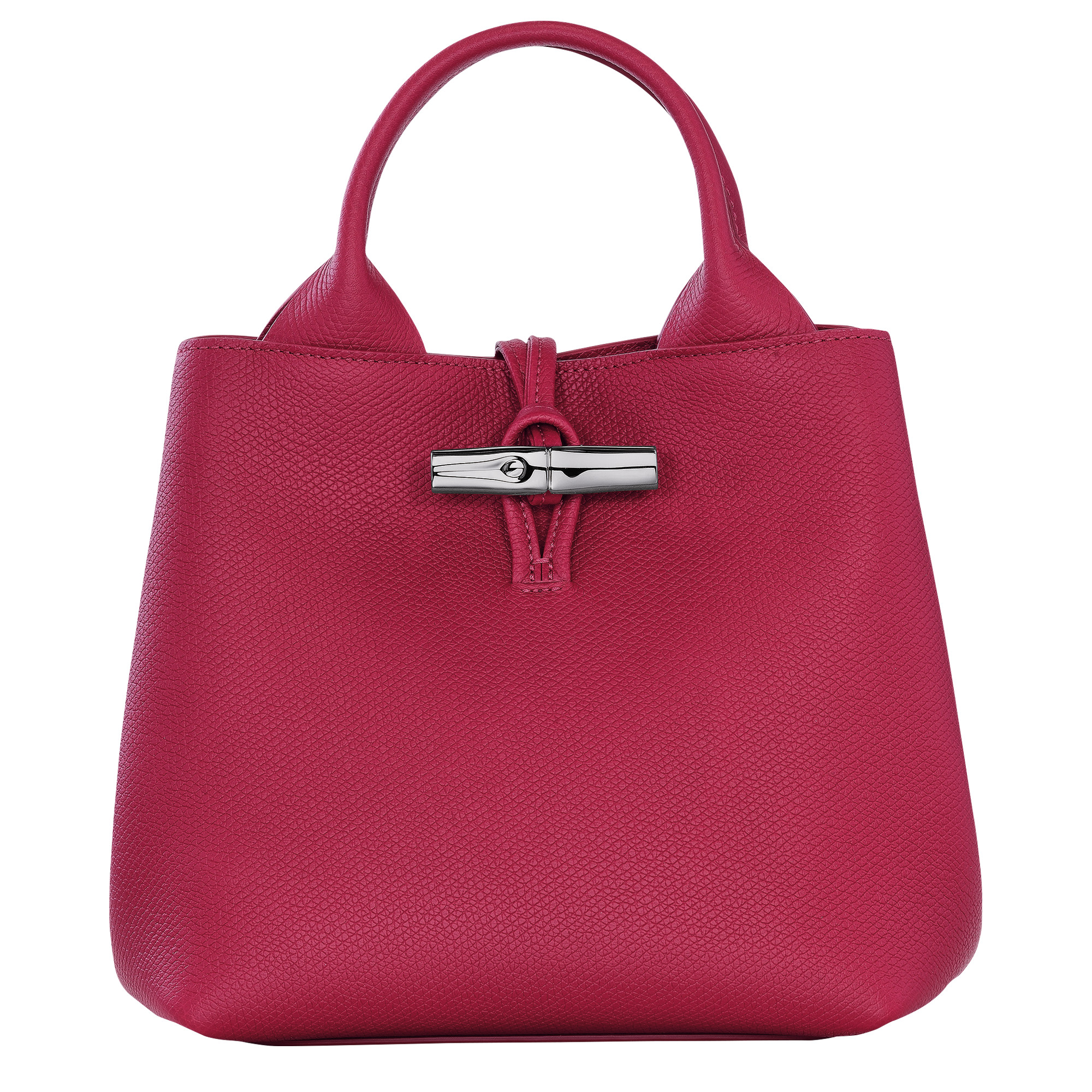 Le Roseau S Handbag Beetroot - Leather | Longchamp US | Longchamp