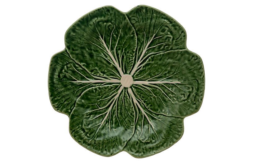 Cabbage Dinner Plate, Green | One Kings Lane