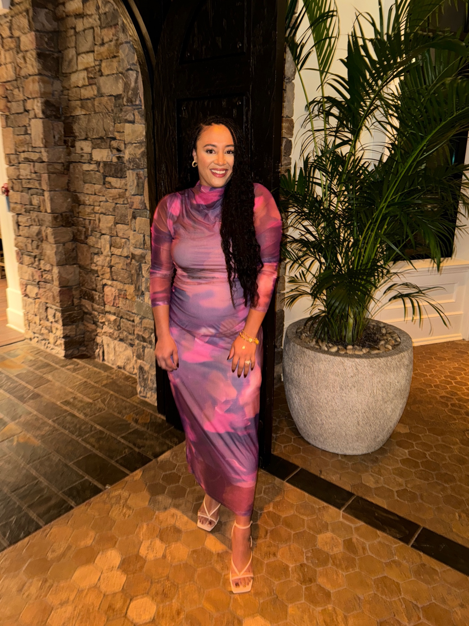 Wearing a size large! 