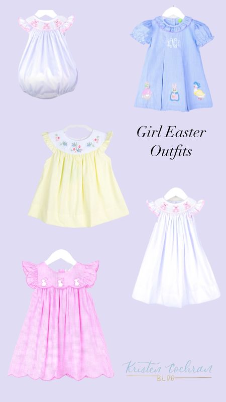 Girl Easter Outfits // baby, toddler, kids 

#LTKSeasonal #LTKbaby #LTKkids