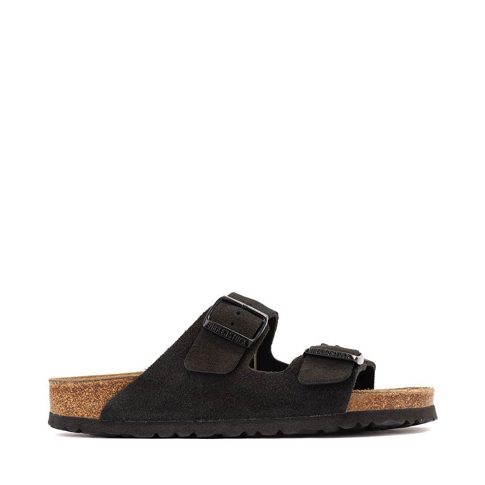 Womens Birkenstock Arizona Soft Footbed Sandal - Black | Journeys