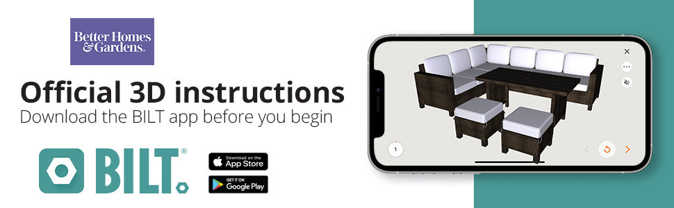 Better Homes & Gardens Brookbury 5-Piece Outdoor Furniture Wicker Sectional Dining Set - Light Gr... | Walmart (US)