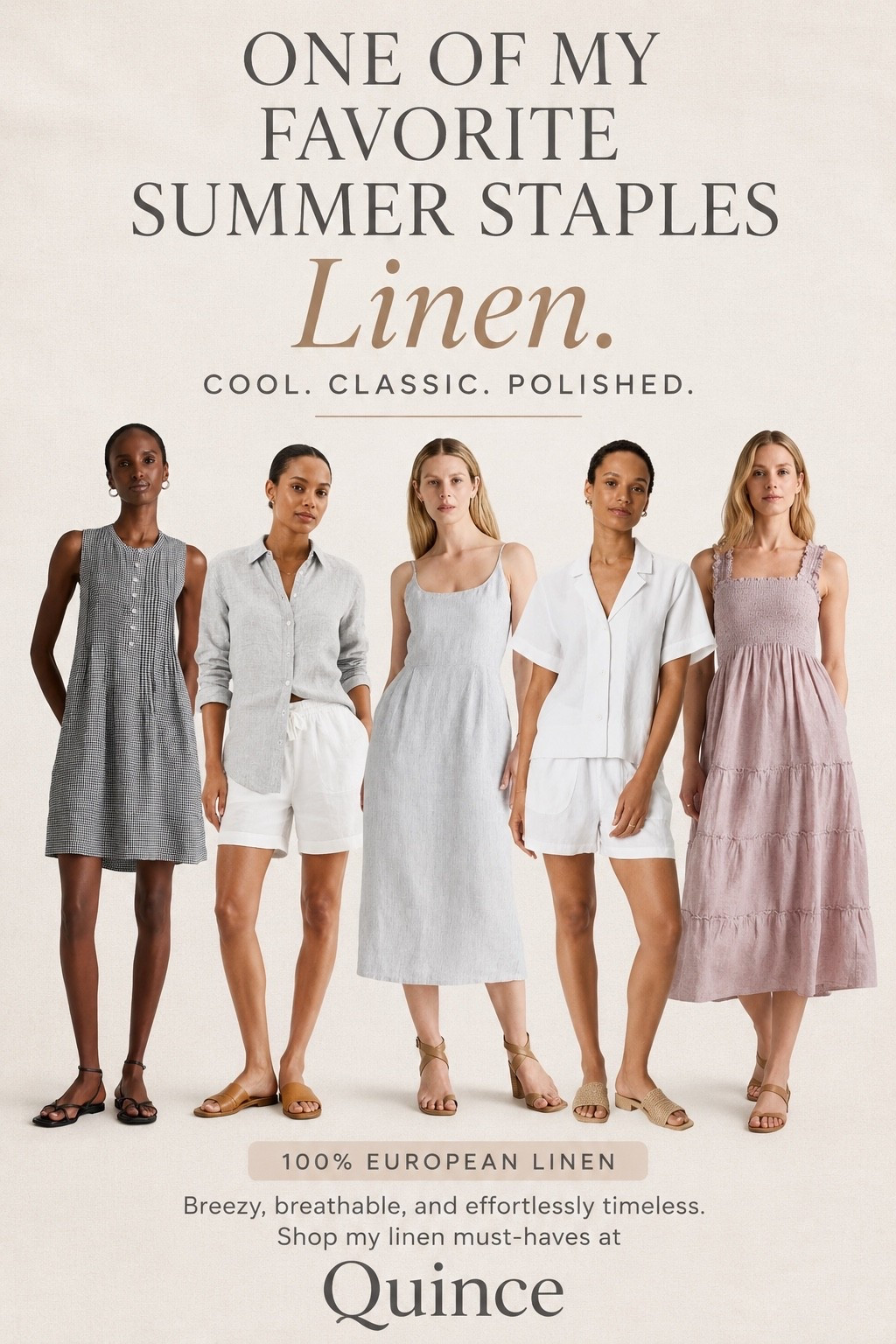 One of my favorite summer staples & great for travel- 100% European linen all from Quince. Cool, breathable, effortlessly polished, and timeless year after year. @Quince

#LTKootd #LTKmomlife #LTKTravel
