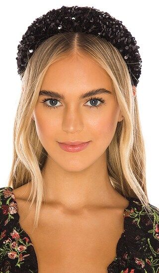 Glammed Up Headband in Black | Revolve Clothing (Global)