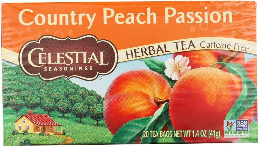 Celestial Seasonings Herbal Tea,Country Peach Passion, (2 Pack) | Amazon (US)