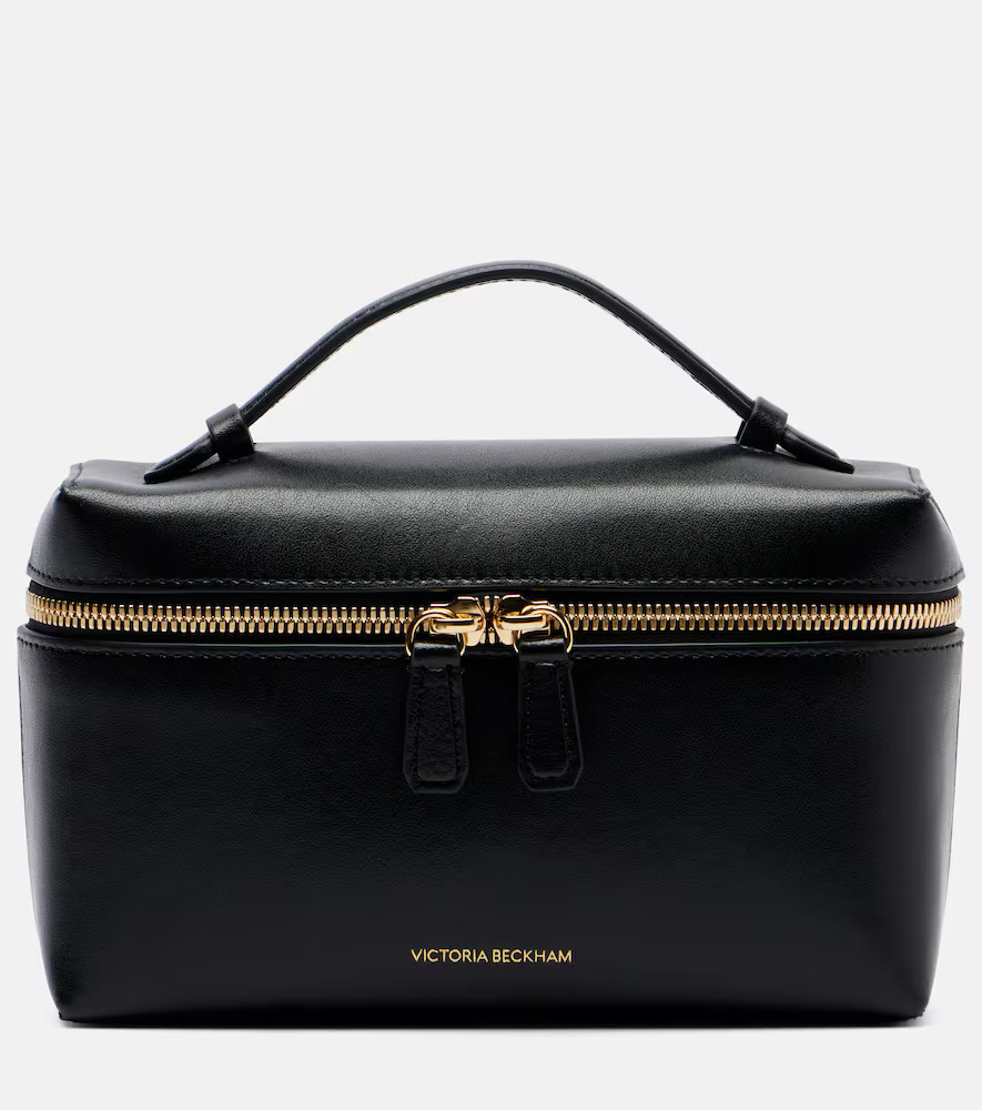 Victoria Beckham Vanity Small leather vanity bag | Mytheresa (US/CA)