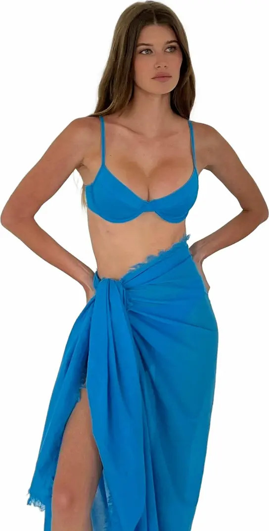 Raw Edge Maxi Sarong | Nordstrom