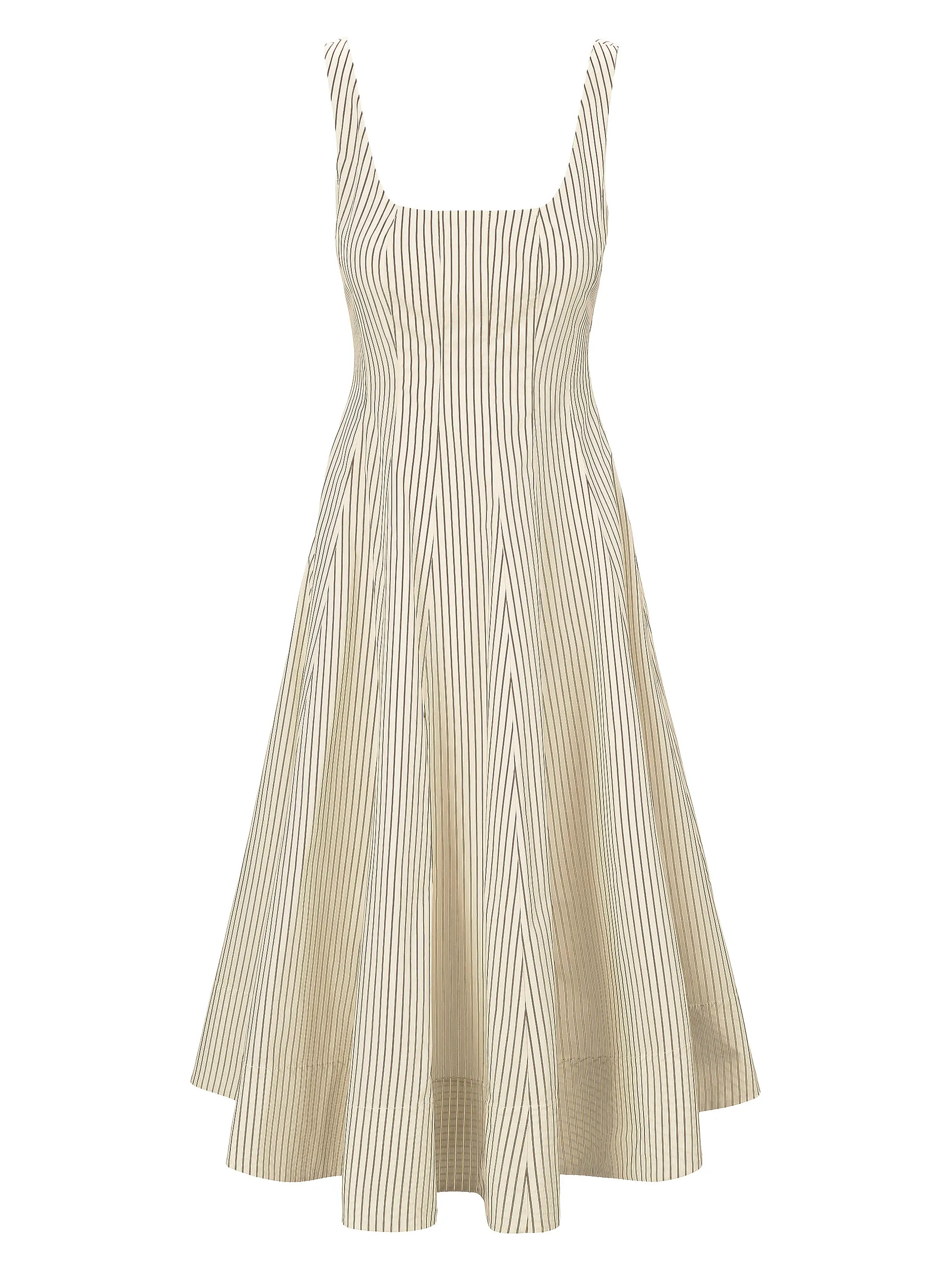 Wells Striped Sleeveless Fit & Flare Dress | Saks Fifth Avenue
