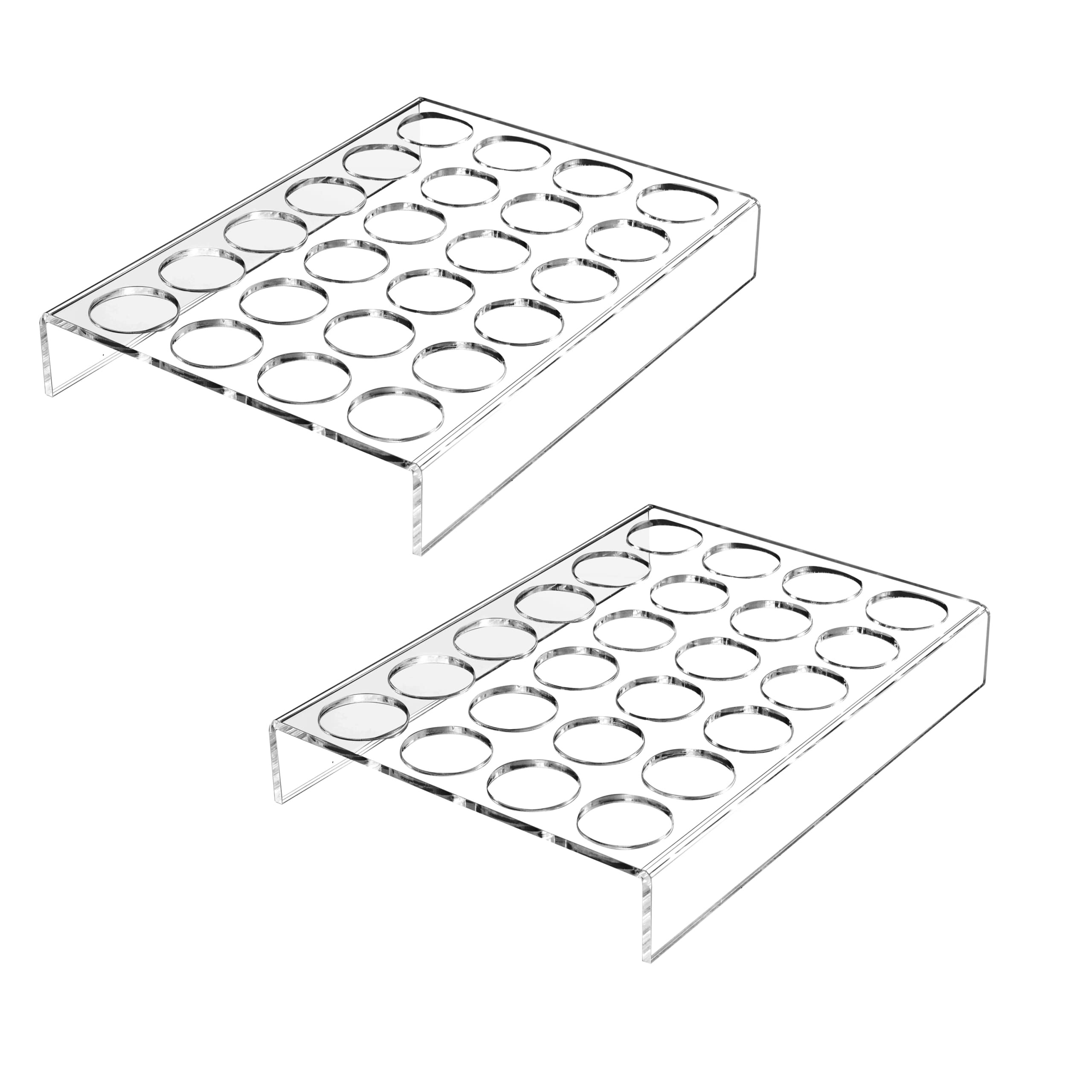 IEEK 2 Pack of 24 Slots Flat Countertop Coffee Pod Holder,K Cup Drawer Holder Organizer for Offic... | Amazon (US)