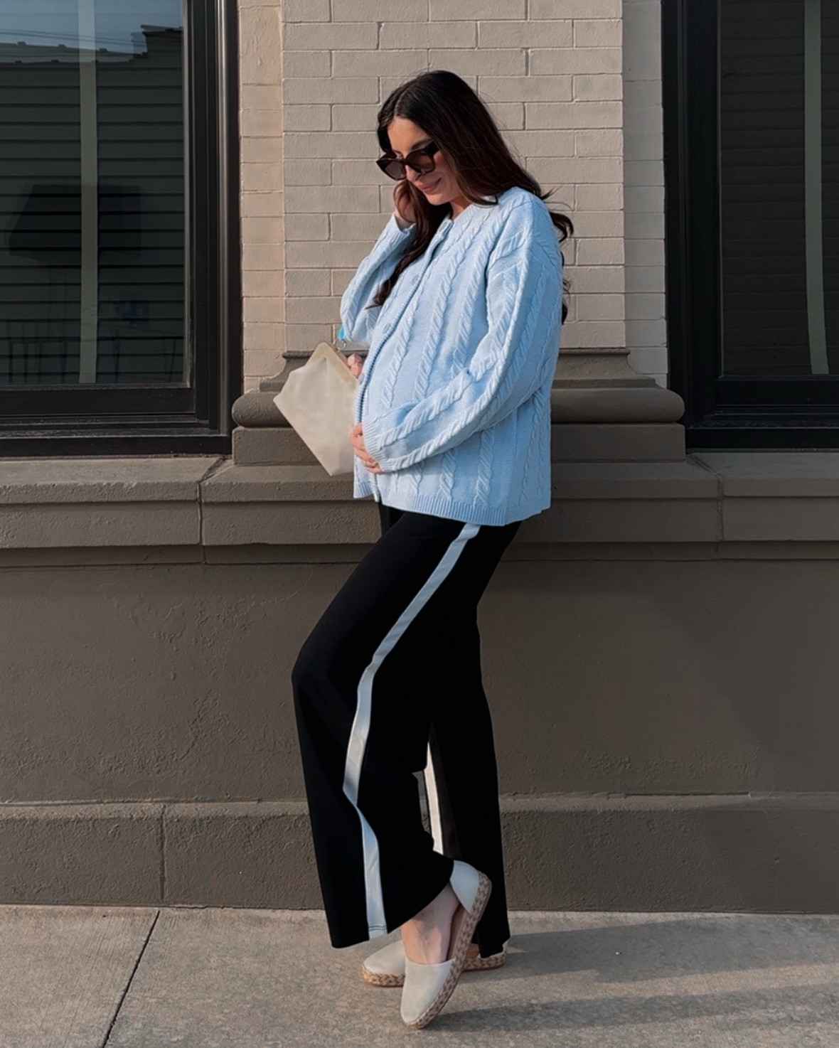 This cable knit cardigan sweater needed its own moment 😍 use discount code LHxCH to save at checkout

•••••

#legoeheritage #36weekspregnant  #bumpstyle #stylethebump #quietluxury

Legoe Heritage, maternity outfit, travel outfit, bump-friendly, maternity fashion, third trimester outfit, postpartum friendly, quiet luxury, minimalist maternity, chic maternity style, neutral outfit, capsule wardrobe, elevated basics, everyday essentials, effortless style, travel day look, comfortable chic, minimal mom style, street style maternity, luxury maternity brand, mama to be, pregnancy fashion, maternity must-have, maternity travel, bump style, stylish mom, pregnancy essentials, two under two, mom wardrobe, outfit repeat friendly, longwear maternity, size inclusive maternity, soft knit set, spring maternity style 


#LTKootd #LTKWorkwear #LTKBump