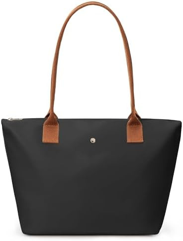 KALIDI Large Handbags for Women Foldable Tote Bag with Zip Waterproof Nylon Women's Totes top-han... | Amazon (UK)