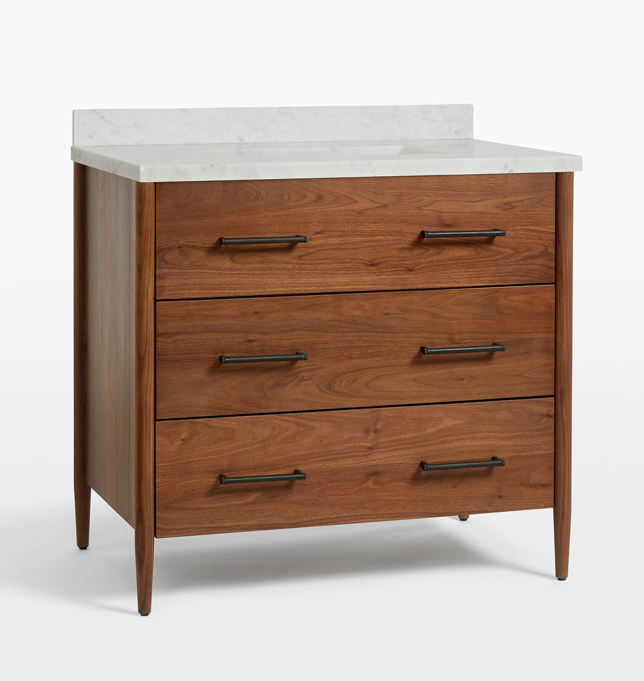 Shaw 36" Walnut Single Vanity | Rejuvenation