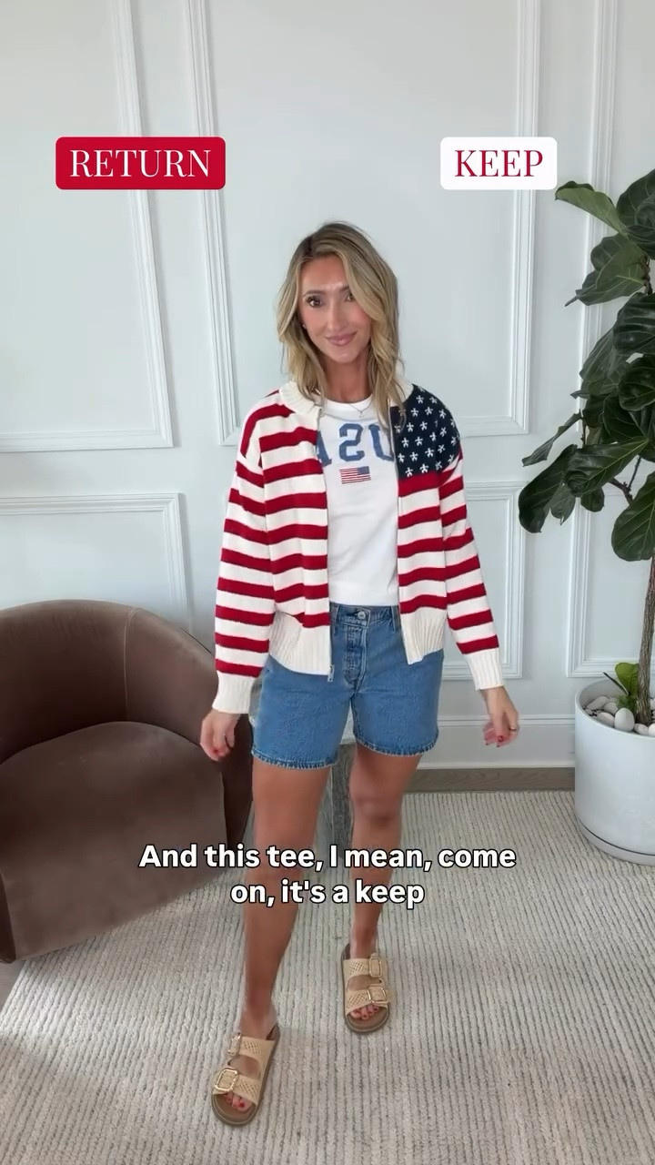 🎯 target keep or return! These new arrivals that are going to go fast!

American flag sweater, patriotic, red white and blue, summer dress, mom shorts, Levi’s, summer, classy, pretty #momof4

#LTKgrwm #LTKootd #LTKmomlife