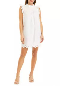 Women's Sleeveless Smocked Solid Dress | Belk