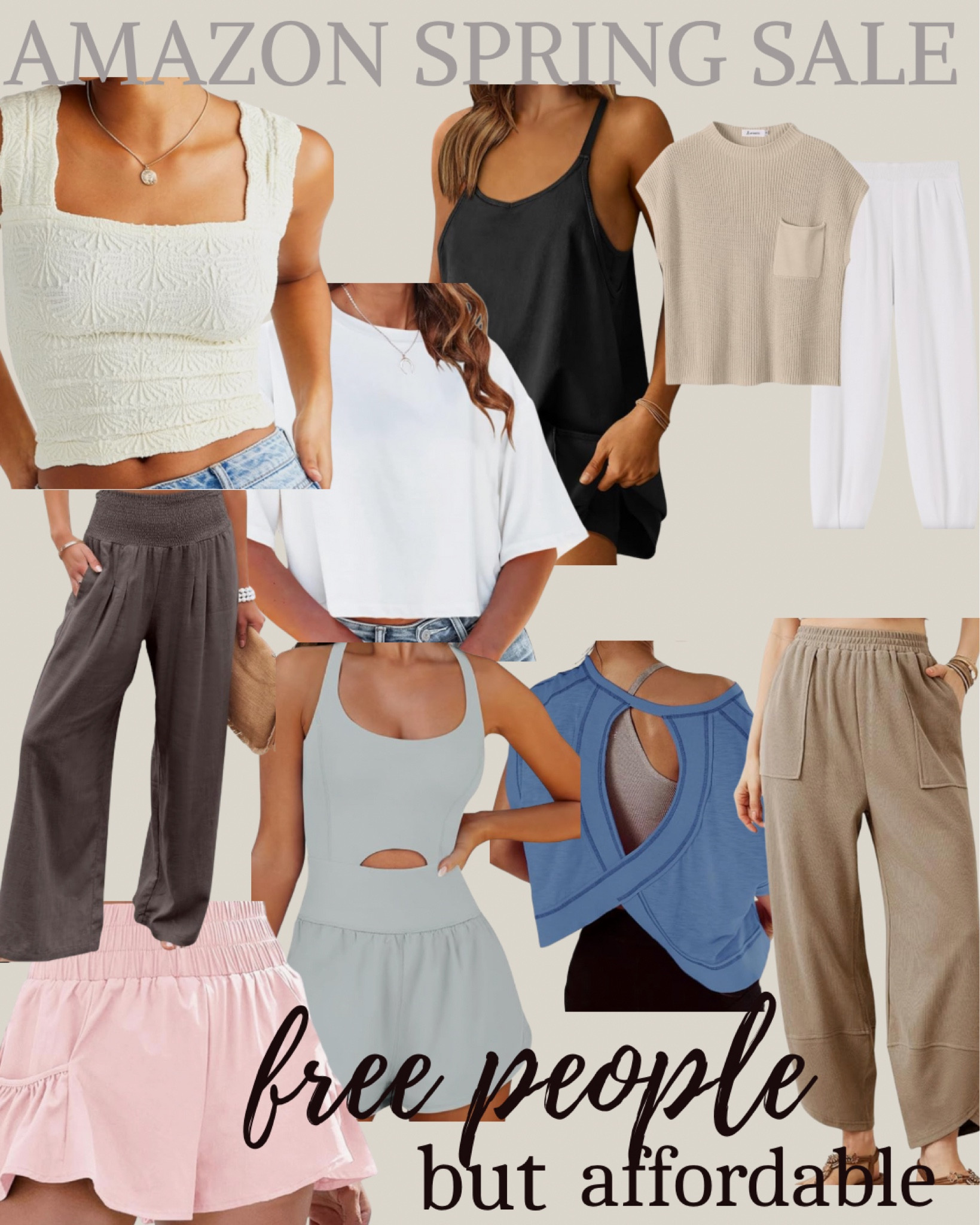 Amazon BIG spring sale!! 
Workout 
Fitness 
Free people 
Casual 

#LTKSaleAlert #LTKActive #LTKPetite
