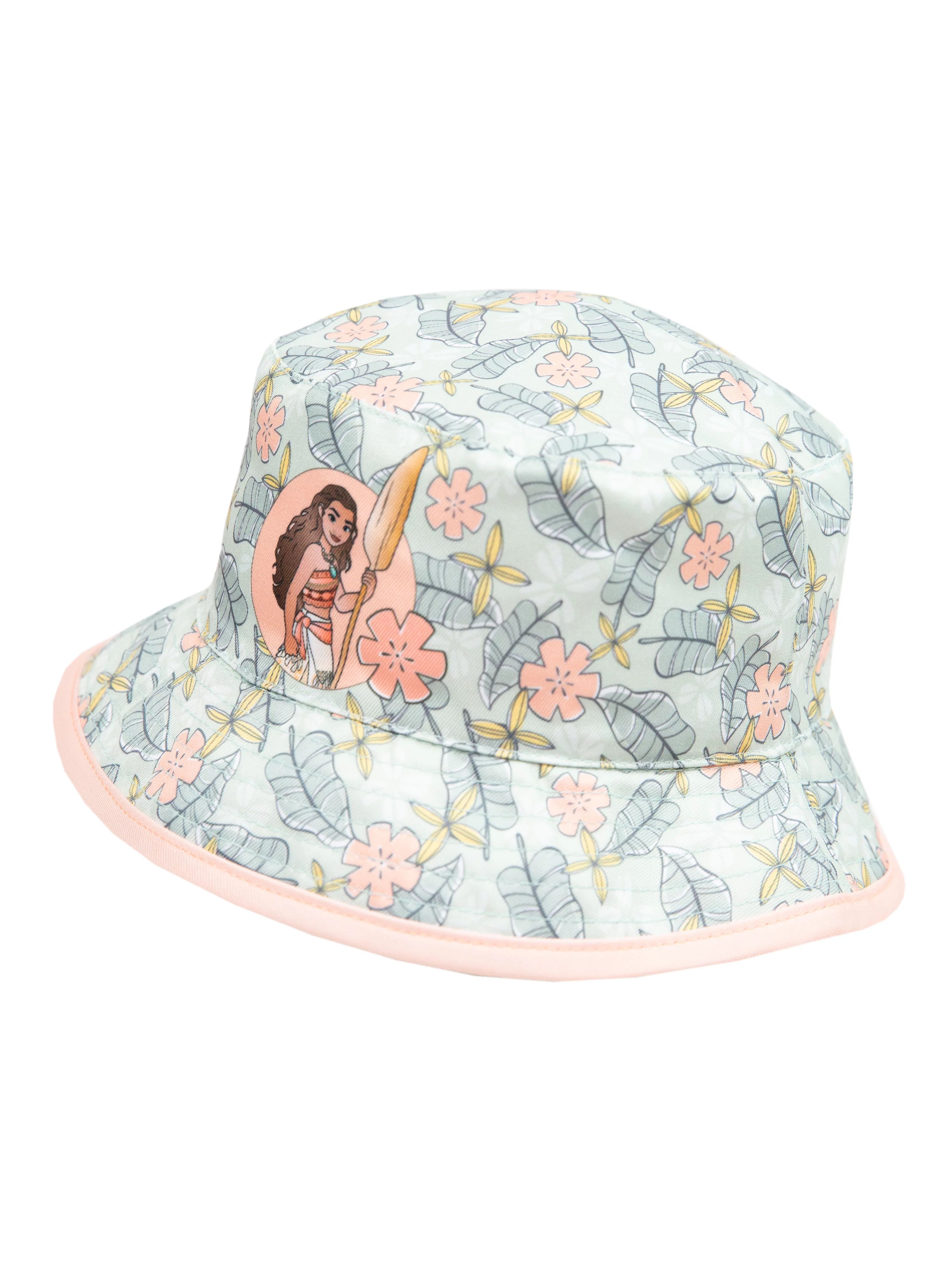 Disney Brand Moana Toddler Girls Reversible Pink Bucket Style Swim Hat | Walmart (US)