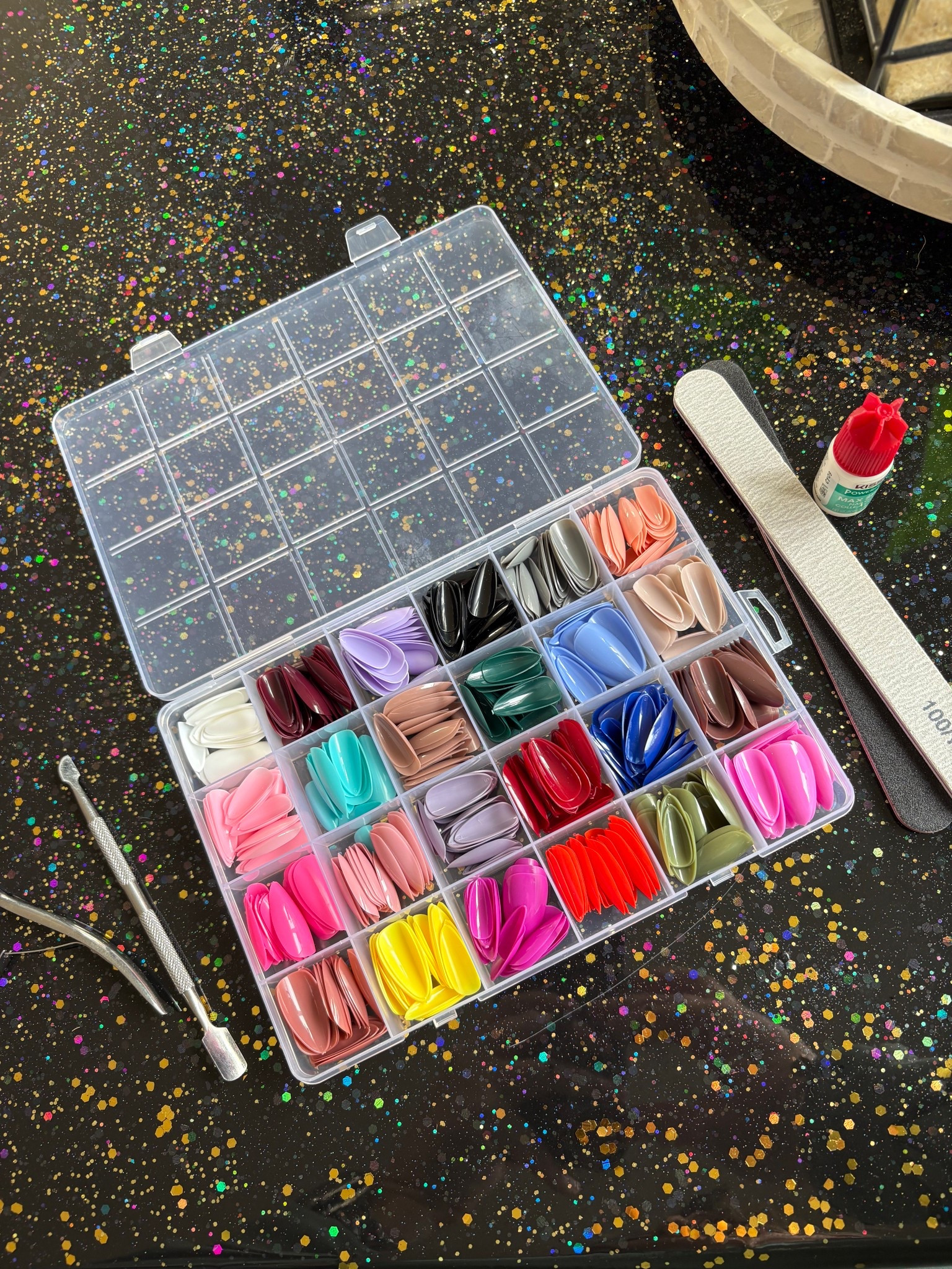 Here is my favorite DIY press on glue on nails at home kit. This kit has 24 different colored nails and it comes in a bunch of different color options, lengths, and nail shapes. I get a full at home full set in less than five minutes!! 


#LTKStyleTip #LTKFindsUnder50 #LTKBeauty