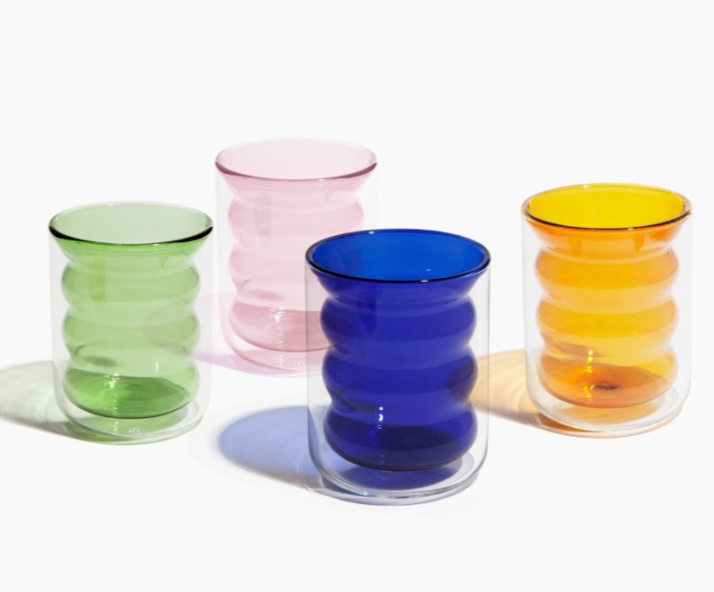 Double Wall Groovy Cup | Burke Decor