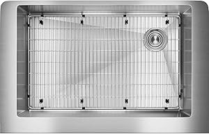 Elkay Crosstown 18 Gauge Stainless Steel 35-7/8" x 20-1/4" x 9" Single Bowl Farmhouse Sink Kit | Amazon (US)