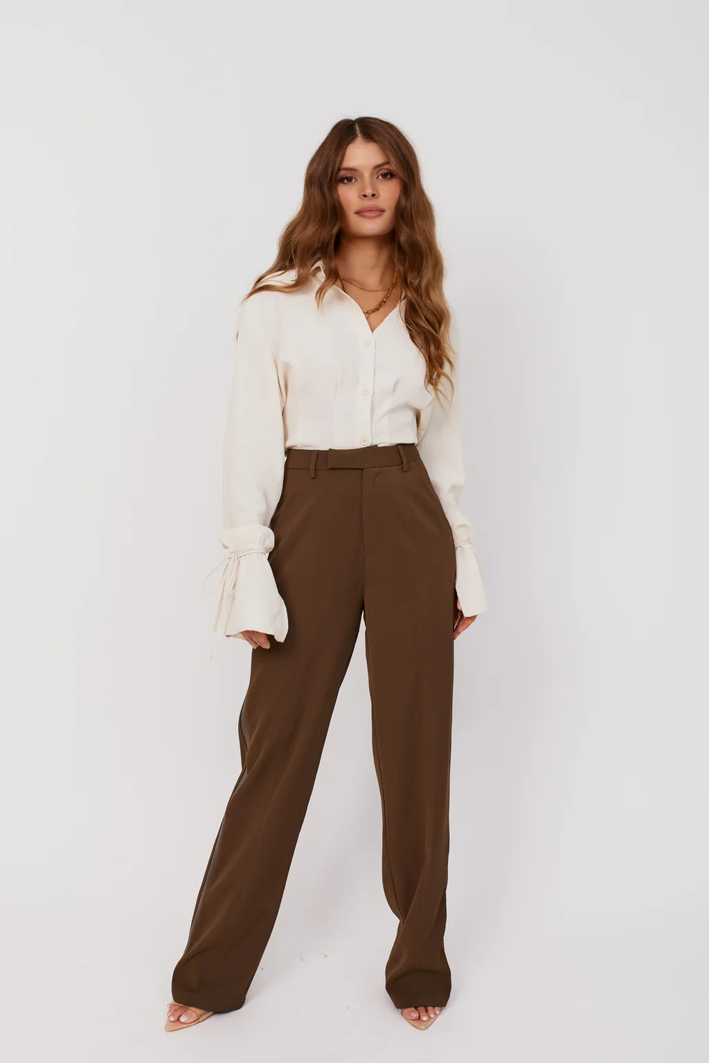 BIANCA 2.0 BROWN TROUSER | Kittenish