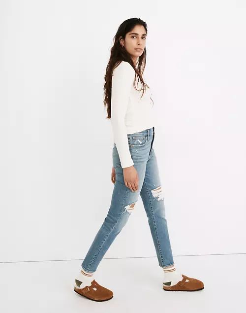 The Perfect Vintage Jean in Denman Wash: Ripped Edition | Madewell
