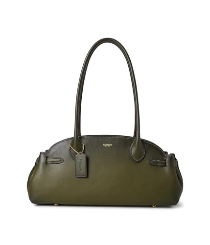 Coach Empire Carryall Bag 34 in Burnished, Natural Grain Leather/Olive | Amazon (US)