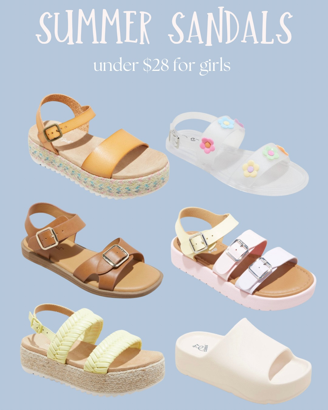 Summer sandals for the girlies! 🌼🌞

#LTKFindsUnder50 #LTKKids #LTKShoeCrush