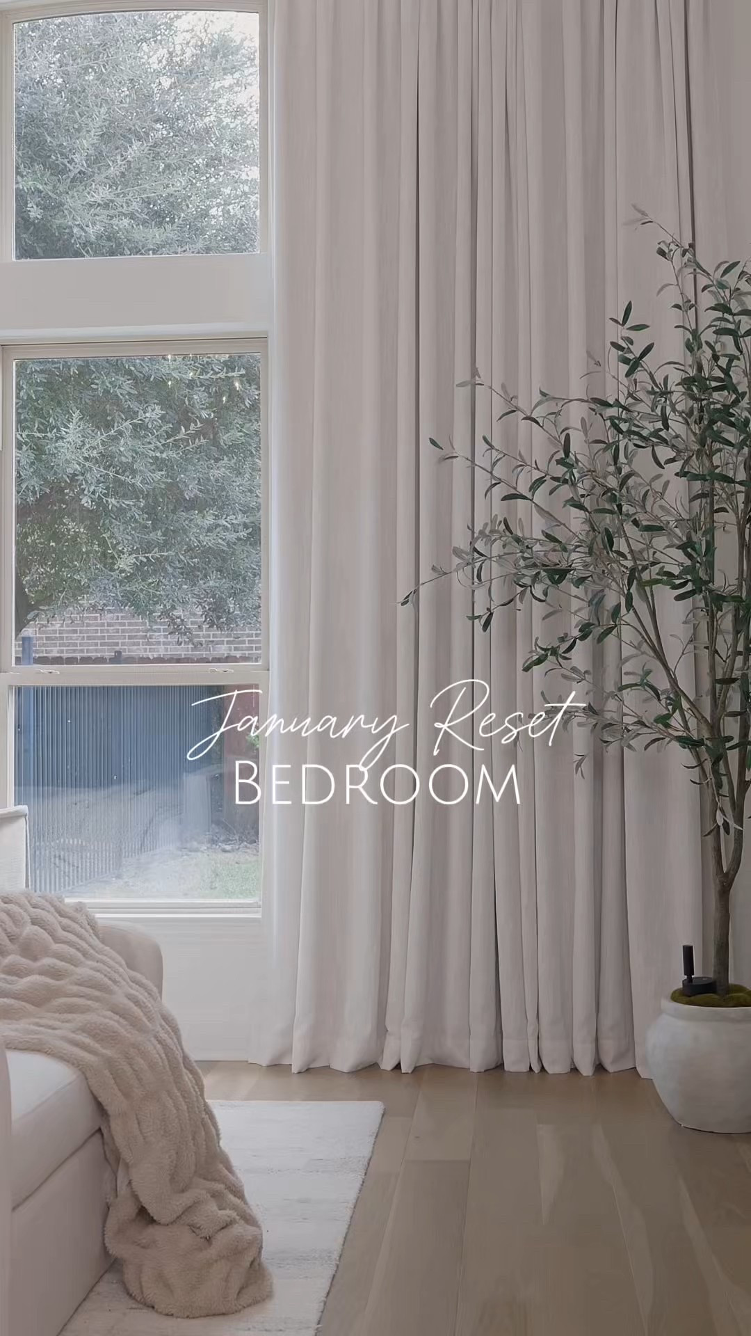 Simple bedroom reset after the holidays. Lots of light and a neutral palette in our bedroom after taking down the Christmas decor ✨

Bedroom
Nightstand
Bedroom decor
Two Pages curtains 

#LTKSeasonal #LTKmorningroutine #LTKHome