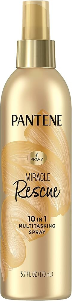 Pantene Miracle Rescue 10-in-1 Multitasking Leave-in Conditioner Spray, 5.7 fl oz | Amazon (US)
