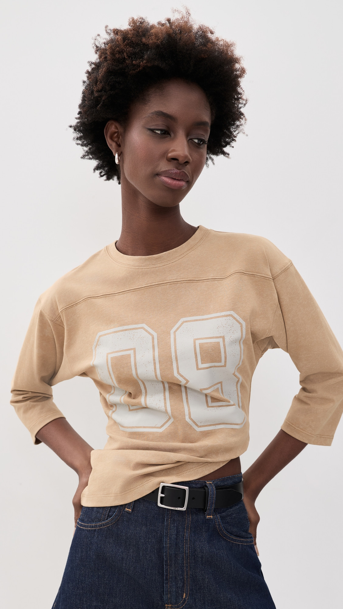Lioness City Tee Camel XXS | Shopbop