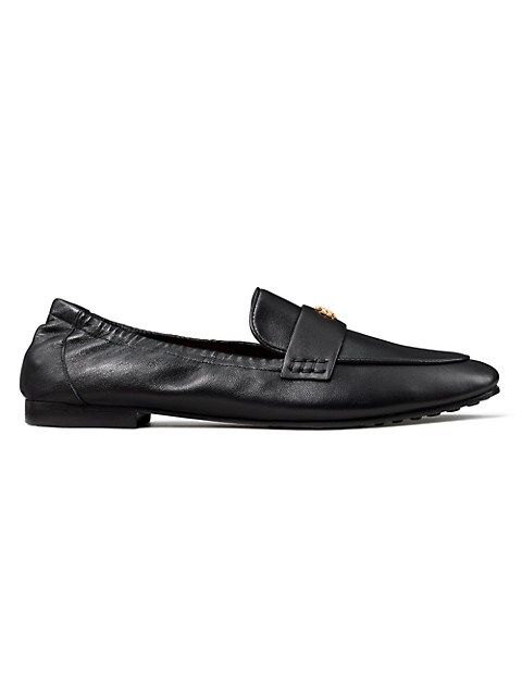 Logo Leather Ballet Loafers | Saks Fifth Avenue