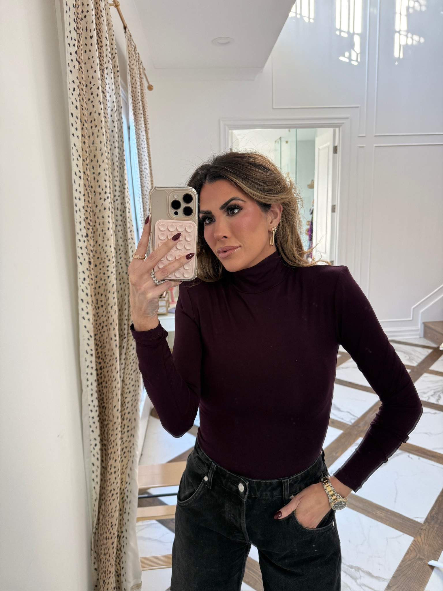 Wearing a size small in top! 

Womens fashion, dynamite fashion, turtleneck, closet staple, must have, Emily Ann Gemma 

#LTKStyleTip #LTKGiftGuide